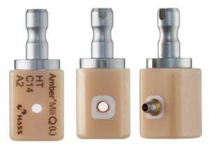 Amber® Mill Q - lithium disilikátové sklokeramické bločky 