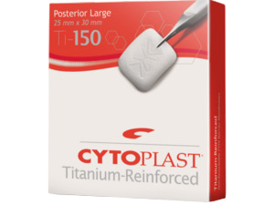 Osteogenics Cytoplast® Ti-150 titanem vyztužená PTFE membrána