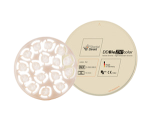 DD Bio ZX? COLOR (HT) translucence 40%, pevnost 1250 MPa