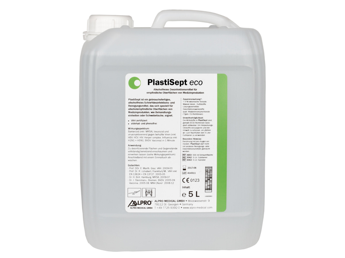 Dezinfekce plastových a citlivých povrchů