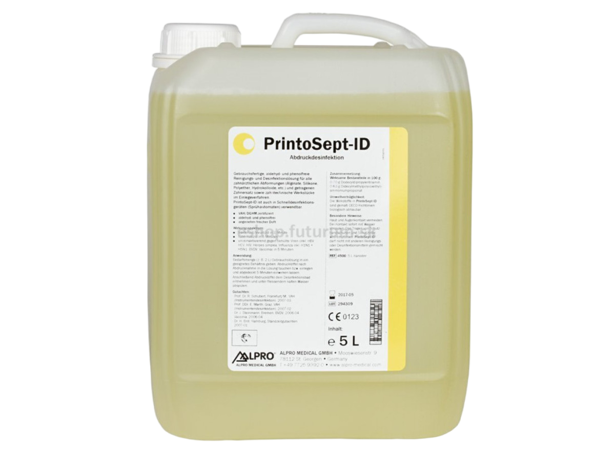 Dezinfekce otisků, a otiskovacích lžic