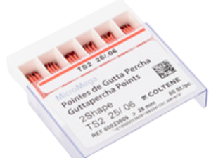 Gutaperčové čepy 2Shape