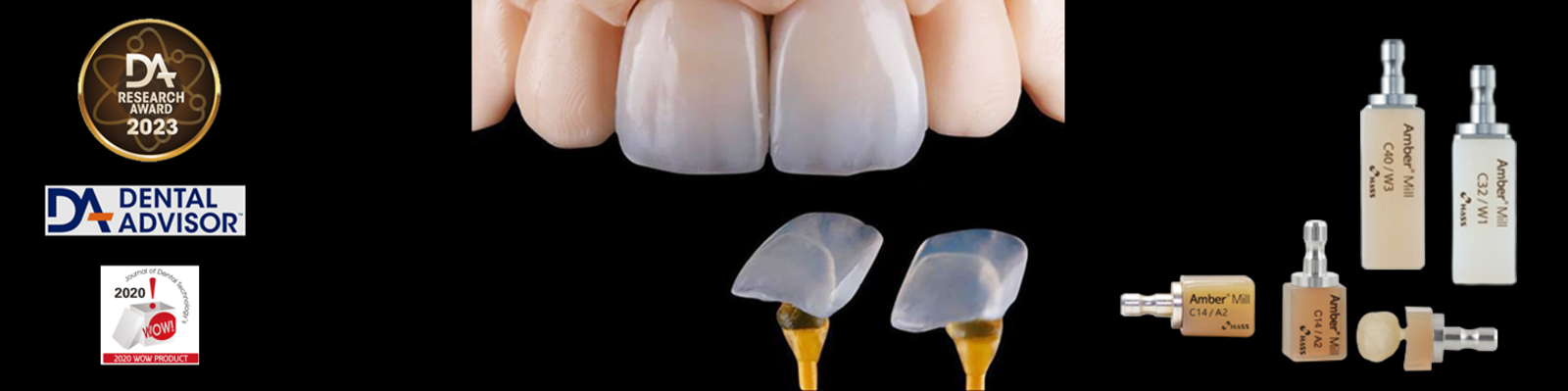 Amber® Mill C14 - lithium disilikátové sklokeramické bločky