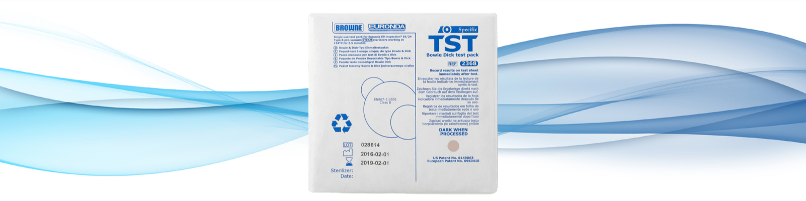 Bowie-Dick Testy pro autoklávy třídy B