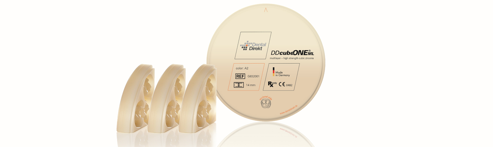 DD cubeX? ML-multilayer (SHT) translucence 49%, pevnost 800 Mpa 