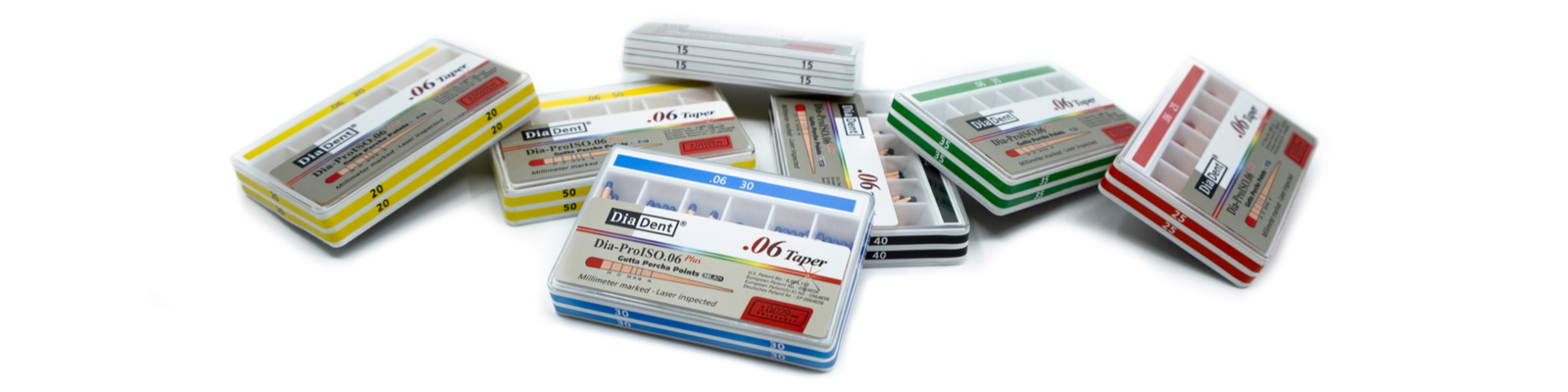 Gutaperčové čepy konicita .06