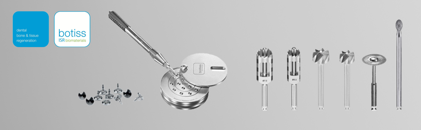 Botiss Titanové piny, chirurgické nástroje 