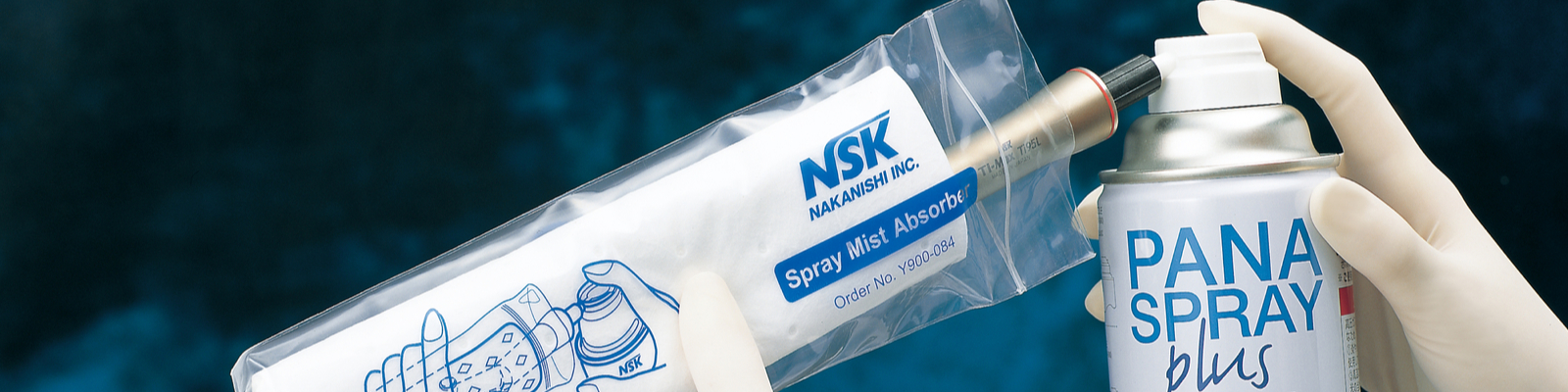 NSK Pana Spray - čistění, údržba a mazání násadců