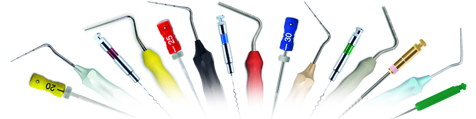 Nástroje na plnění kořenového kanálku