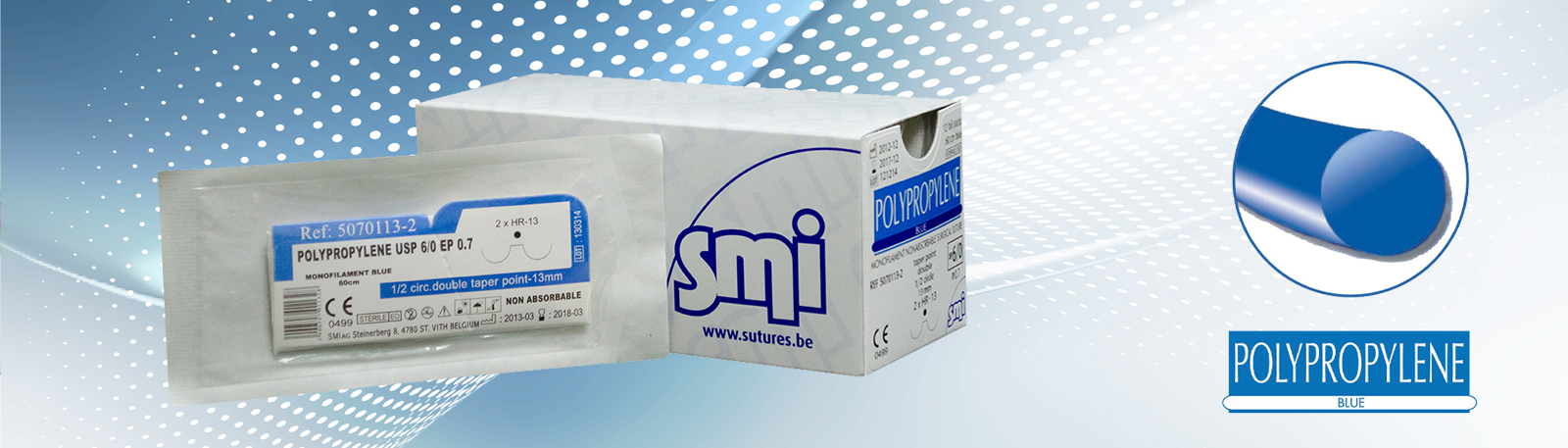 Nevstřebatelné šití Polypropylene