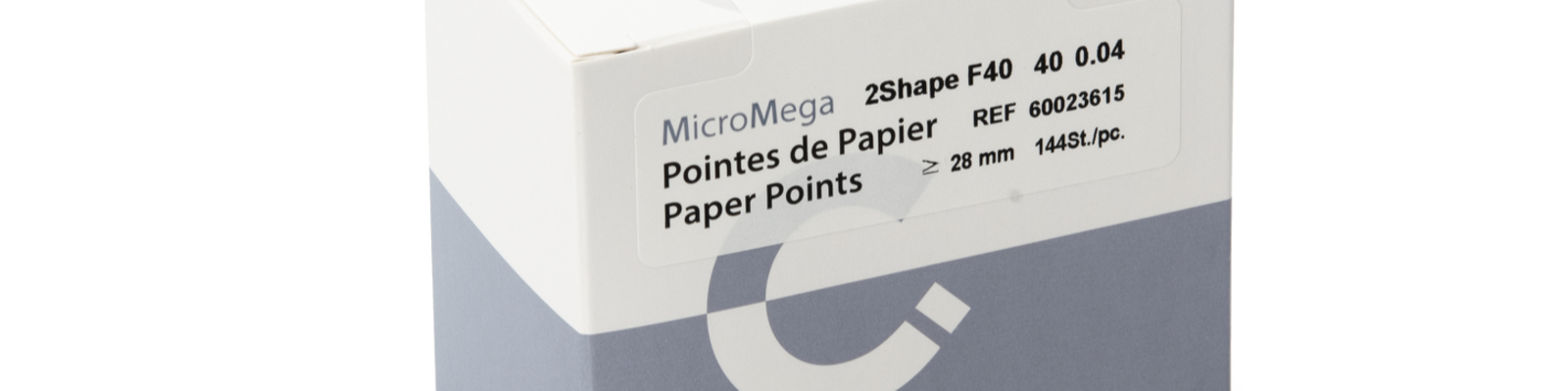 Sterilní papírové čepy 2Shape