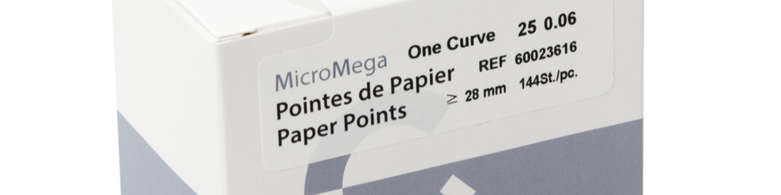 Sterilní papírové čepy One Curve