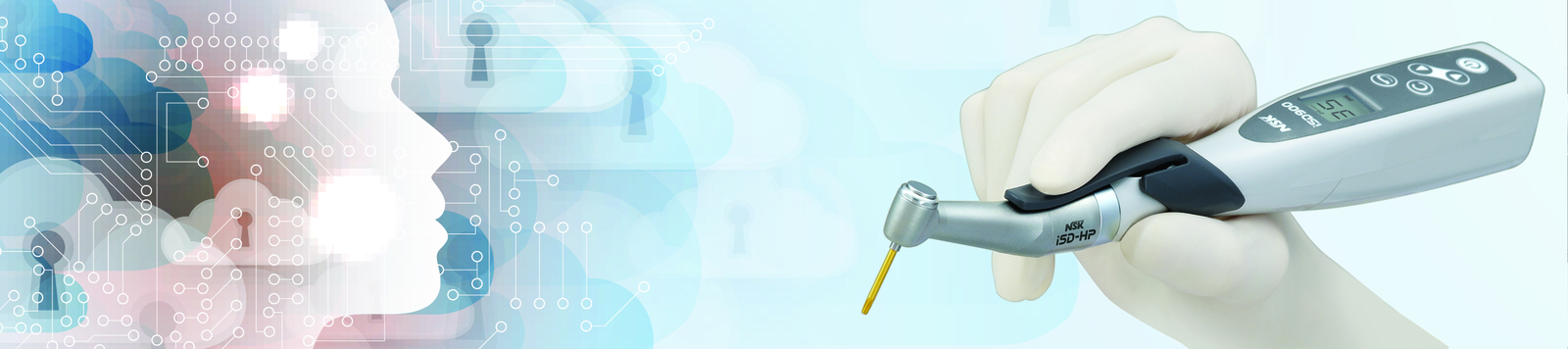 Přístroje pro šroubování implantologické protetiky