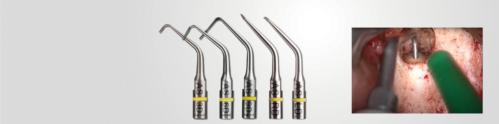 Ultrazvukové koncovky pro retrográdní endodoncii