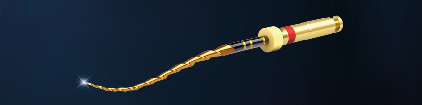 Rotační NiTi opracování kanálku