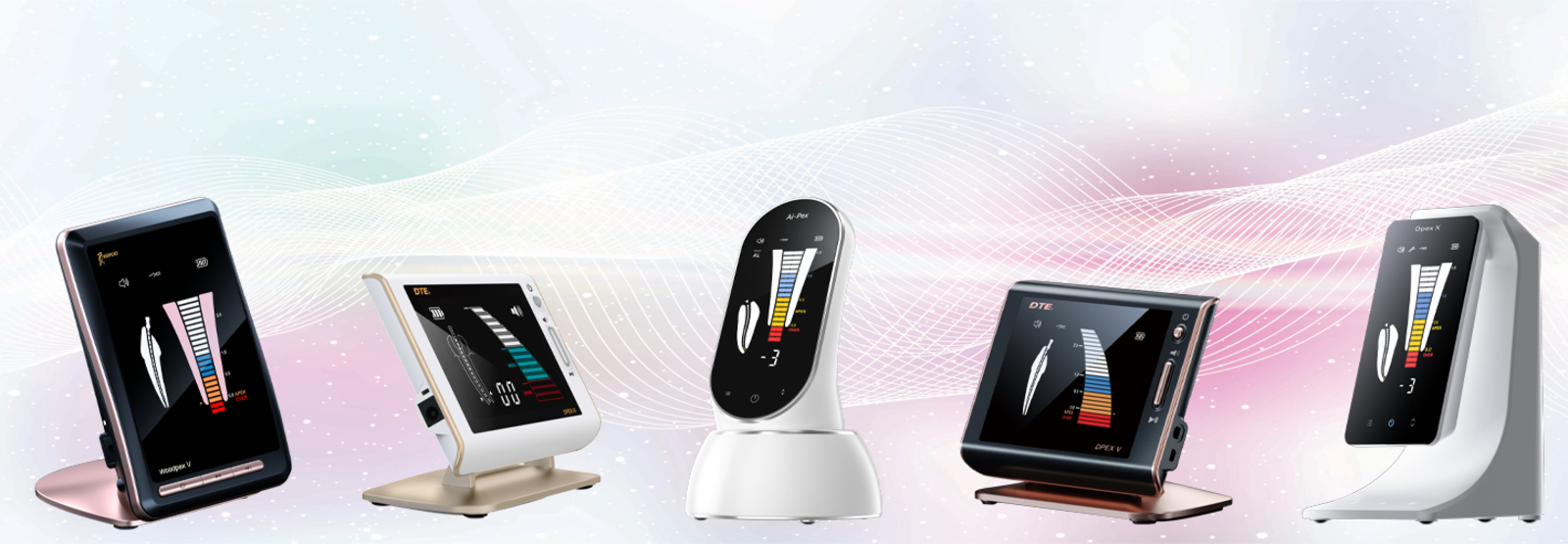 Woodpecker apexlokátory, měření kořenového kanálku