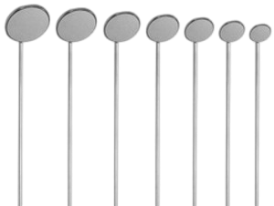 Hrtanová zrcátka Aluminium