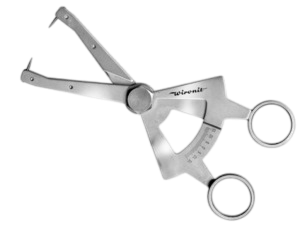 Měřáky šířky alveolu