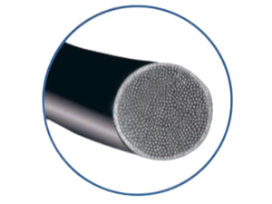 Nevstřebatelné šití Supramid Black