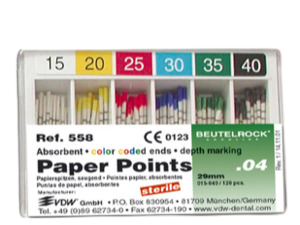 Papírové čepy konicita .04