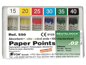 Papírové čepy konicita .06