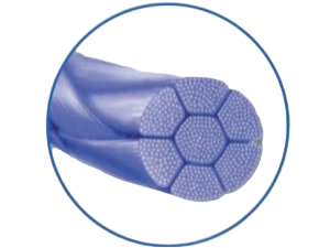 Surgicryl 910 vstřebatelný 56-70 dnů, (pevnost vlákna-21dnů/40-50%) 