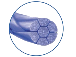 Surgicryl PGA vstřebatelný 60-90dnů, (pevnost vlákna-21dnů/50%) 