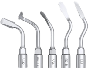 Woodpecker piezochirurgické koncovky kompatabilní s DTE Ai Surgery, Satelec 2