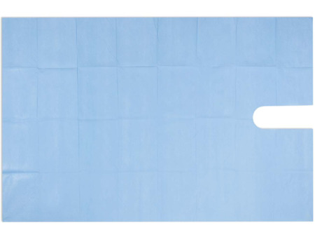 EURONDA Chirurgická zástěra pro pacienty s výřezem na ústa do U, 100 x 150 cm 25 ks (270209)