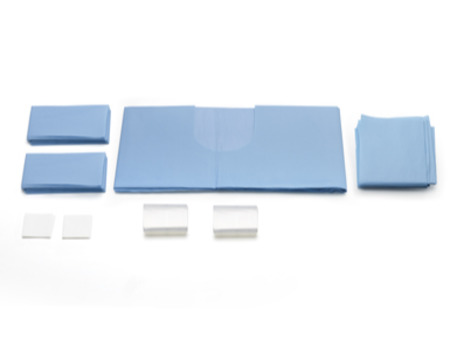 EURONDA chir.set Protection 5 ks setů (U rouška, 3xobdelníková ochrana, ochran. pouzdro na hadičky) 270107