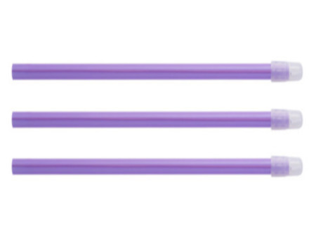 EURONDA Monoart Jednorázové savky s odnímatelnou špičkou, 15mm 100ks fialové (22810503)