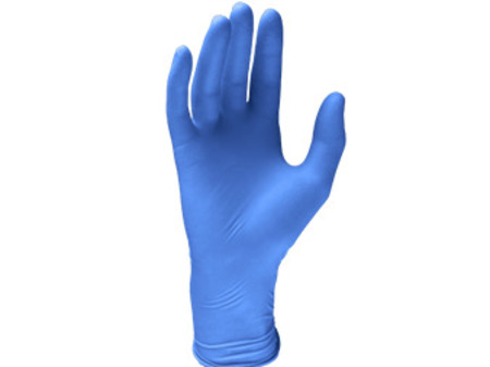 Rukavice LATEX Monoart 100ks modrá vel. S