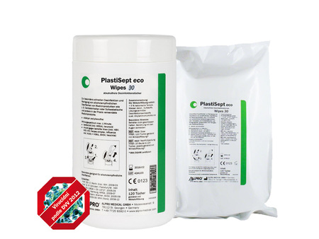 PlastiSept Wipes 30 Starter kit, dezinfekční ubrousky na plasty a citlivé plochy
