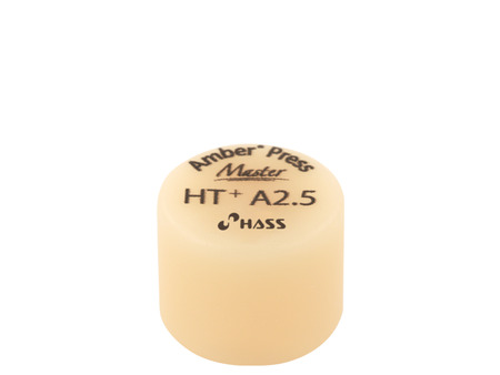 Amber Press MASTER HT A1 R10 lithium disilikátový ingot 5ks Ø12.7 X H10