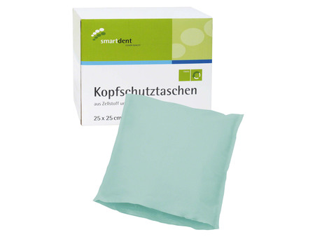 Ochranné návleky na opěrku hlavy Smart, 25x25cm 500ks zelené (201127)