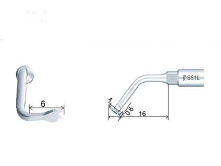 Woodpecker SS1L piezochirurgická koncovka