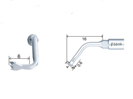 Woodpecker SS1R piezochirurgická koncovka