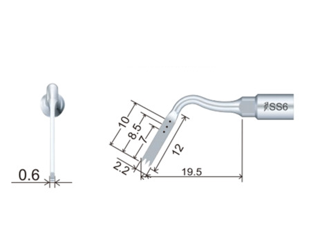 Woodpecker SS6 piezochirurgická koncovka