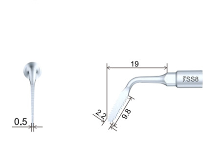 Woodpecker SS8 piezochirurgická koncovka